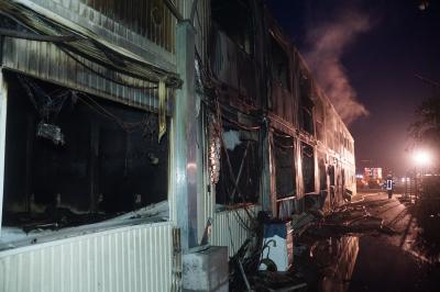 Brand eines Asylheimes in Rottenburg